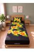Hand Painted Rayon Bedsheet Set Single Size